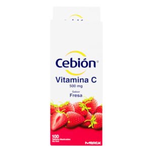 Cebion Masticable Fresa 100 Tabletas