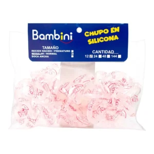 Chupo Silicona Bambini Bolsa 12 Und
