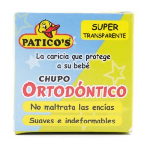 Chupo Ortodóntico Silicona Paticos
