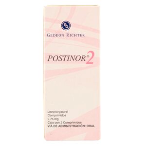 Postinor 2 0.75 Mg 2 Tabletas