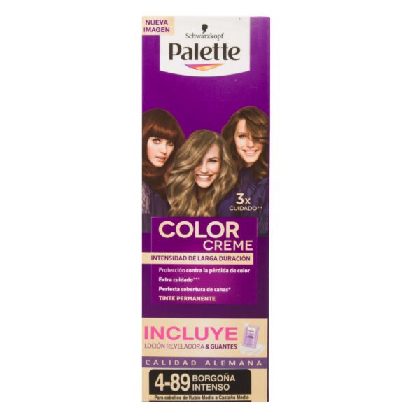 Palette Crem Tubo 4-89 Borgona Intenso