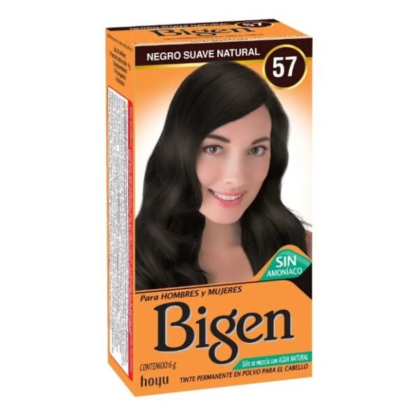 Bigen 57 Negro Suave Natural 6 Gr