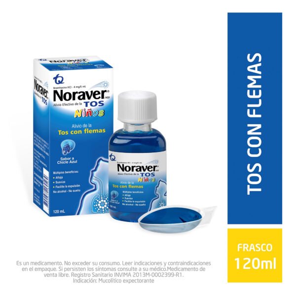 producto2952 Noraver Tos Ninos Chic.Azul Jarabe 120ml
