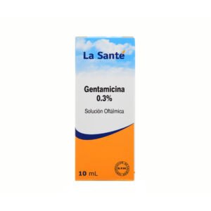Gentamicina 0.3% Oftalmica 10 Ml Ls