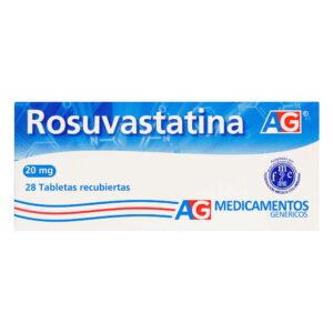 Rosuvastatina 20 Mg 28 Tbs Ag