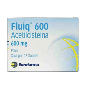 Fluiq 600 Mg 16 Sobres En Polvo