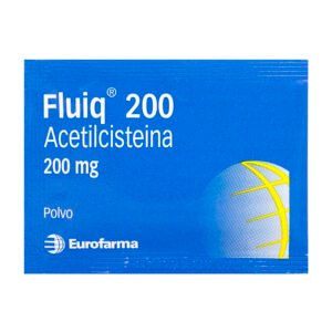 Fluiq 200mg 16 Sobres En Polvo