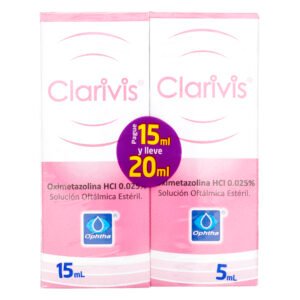 Clarivis 0.025% 15ml+Clarivis 0.025% 5ml