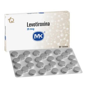 Levotiroxina 25 Mcg 30 Tbs Mk