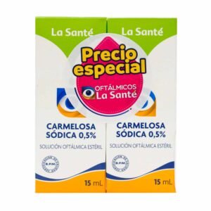 Duopack Carmel. Sodic 0.5% S.Oft 15ml Ls