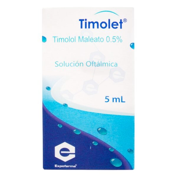 Timolol Maleato 0.5% Gotas Oftal.5 Ml Ex