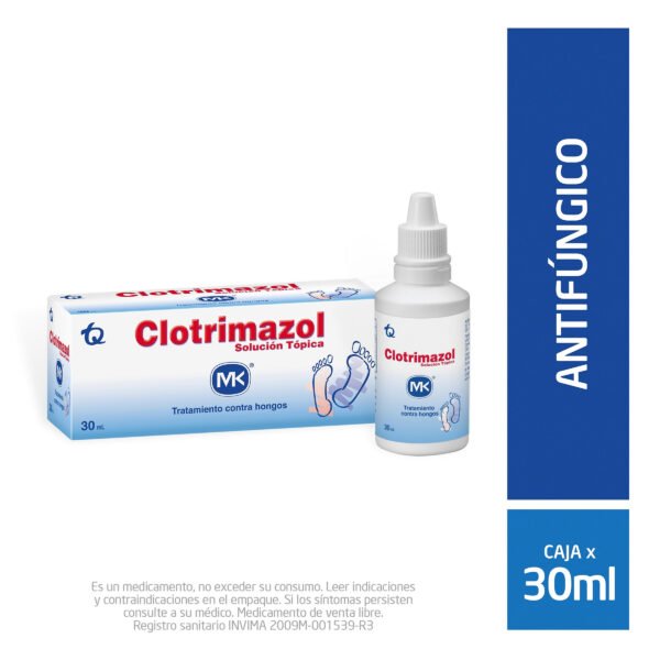 Clotrimazol 1% Solucion 30 Ml Mk