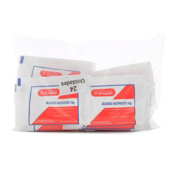 Acido Borico 12 Gr 24 Sbs Drogam
