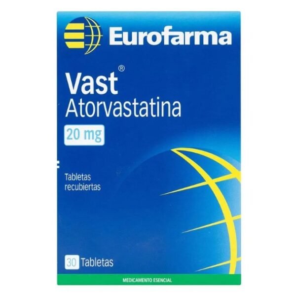 Vast 20 Mg 30 Tabletas