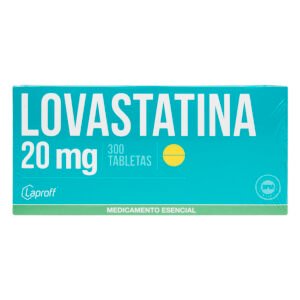 Lovastatina 20 Mg 300 Tabletas Lp