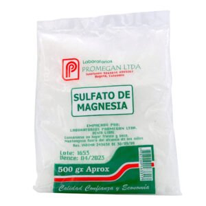 Sulfato De Magnesia 500 Gr Promegan