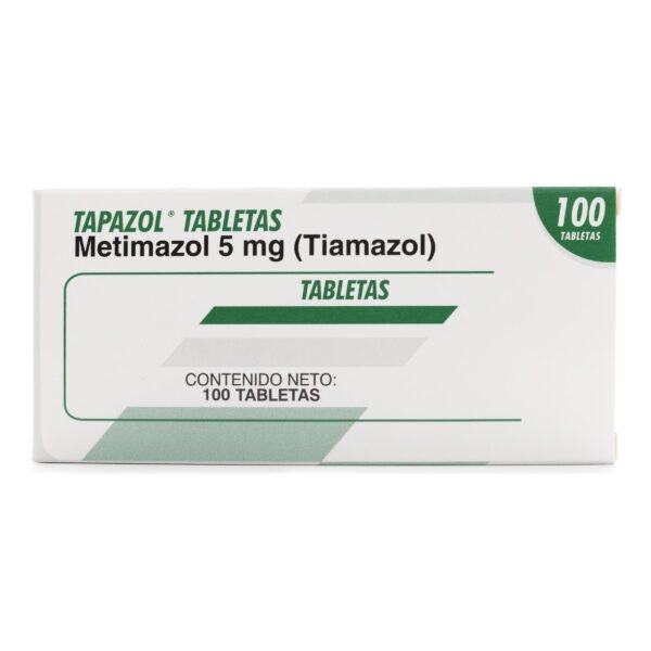 Tapazol 5 Mg 100 Tabletas