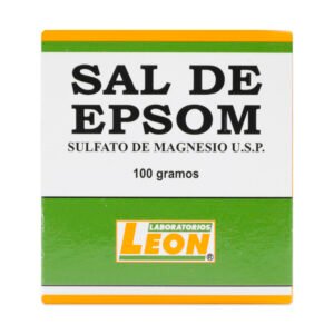 Sal De Epsom Caja 100 Gm Leon