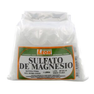 Sulfato De Magnesia 500 Gr Leon