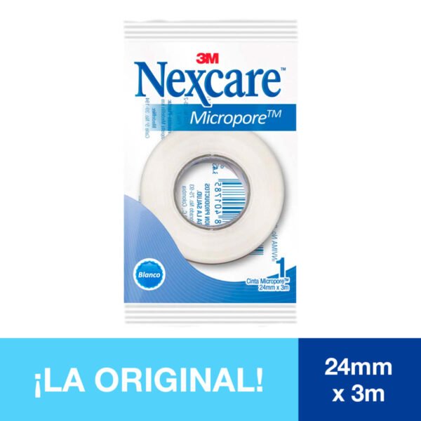 producto3549 Micropore Blanco 24 Mm 3 Mts Bolsa