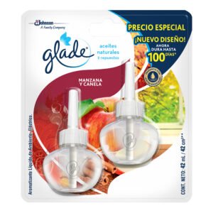Ambient.Glade 2 Rep.Aceite Manzana