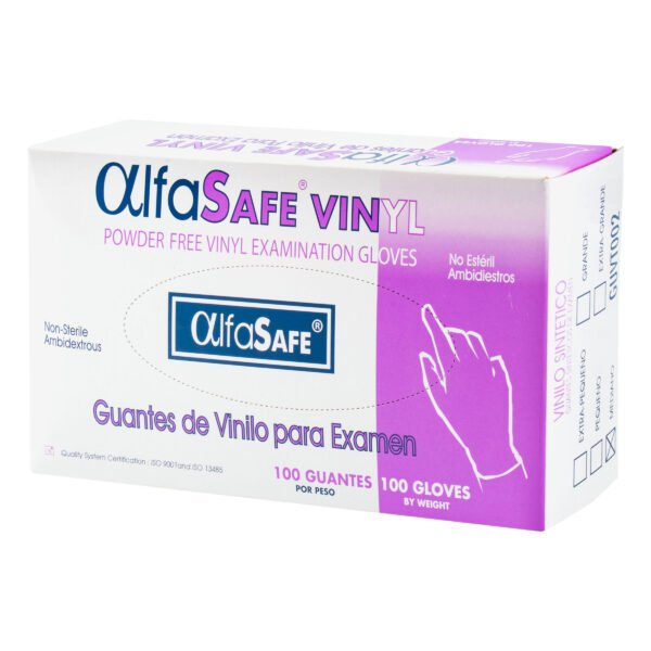 producto3595 Guante Examen Vinilo Alfa T.M 100 Und