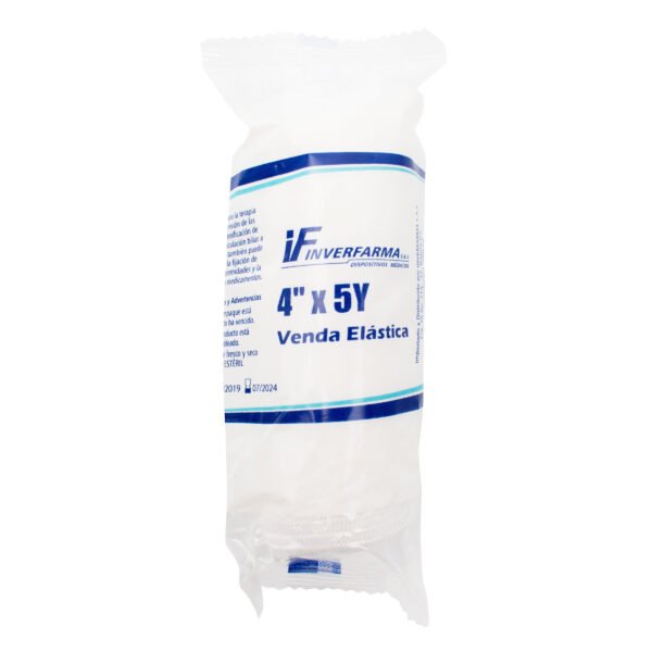 producto3614 Venda Elastica Blanca 4x5 Inverfarma