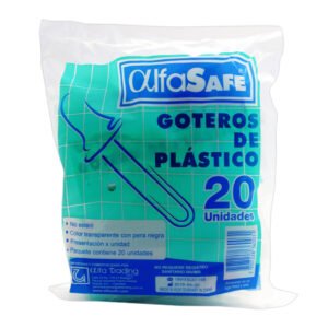 Gotero Plastico Alfa Bolsa 20 Und