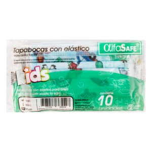 Tapaboca Infantil Alfa E.I 10 Uds