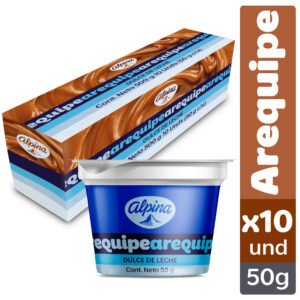 Arequipe Alpina Arequipito 50 Gr 10und