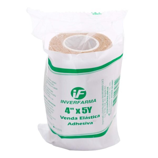 producto3699 Venda Elastica Adhesiva 4x5 Piel Inverfa