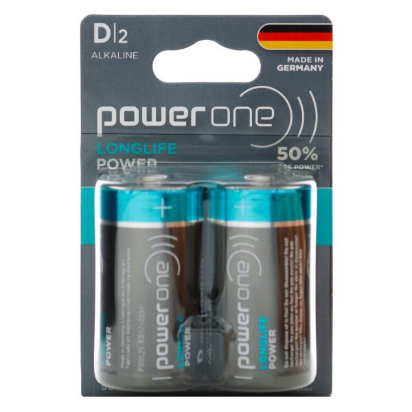 producto3711 Pila Power One Alkalina D Redonda 2 Unds