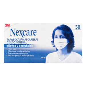 Tapabocas Nexcare Uso General 50 Und