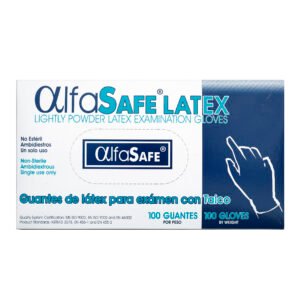 Guante Examen Alfa Latex 100 Uds L