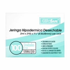 Jeringa Alfa 3p 2 Ml 21 X 1 1/2 100 Und