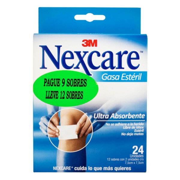 producto3777 Gasa Nexcare 3m Pague 9 Lleve 12