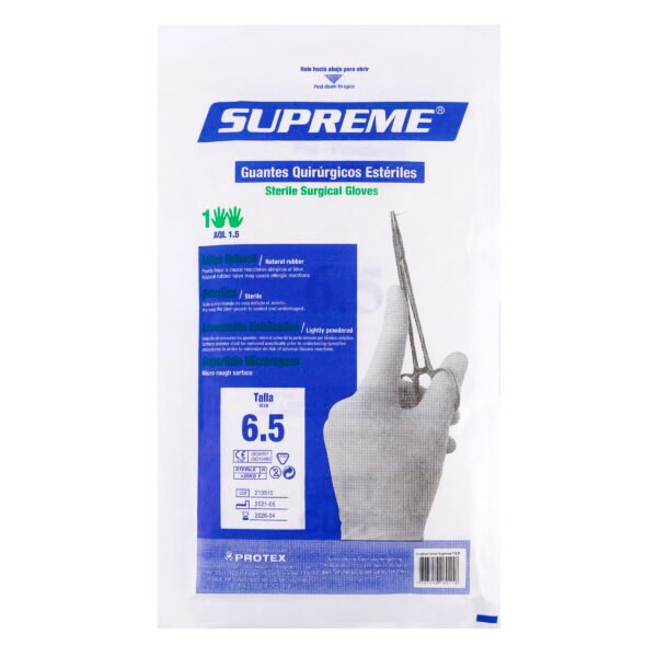 producto3782 Guantes Quirurgicos Esteril Suprem T 6.5