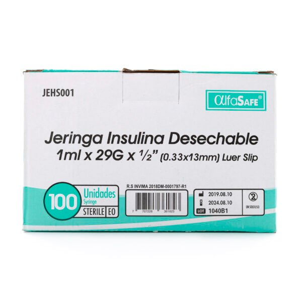 producto3795 Jeringa Alfa Ins.1 Cc 29g X1/2 13mm 100u