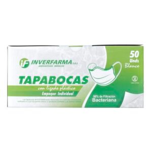 Tapaboca Blanco 50 Und Emp.Ind.Inverfar