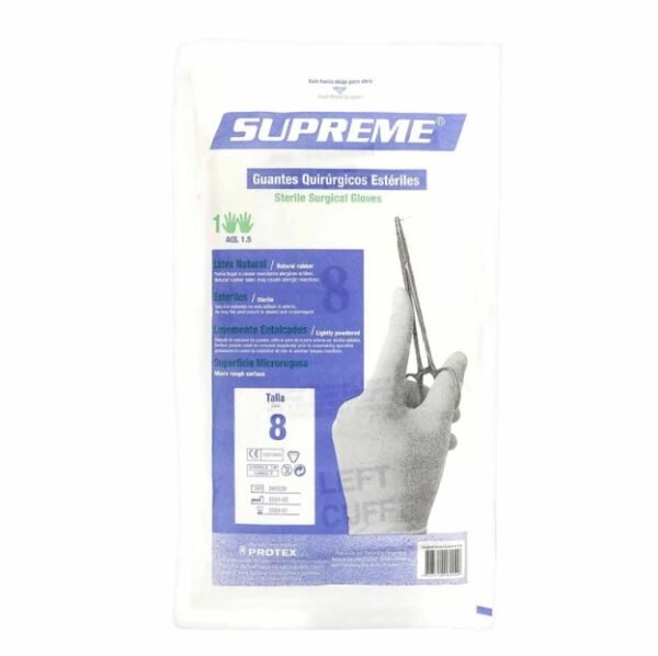 producto3810 Guantes Quirurgicos Esteril Supreme T 8