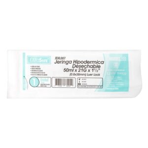 Jeringa Alfa Safe 50 Cc 21 G X 1 1/2