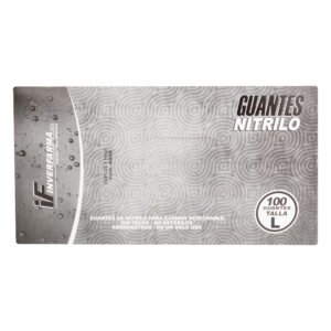 Guante Nitrilo Negro T.L 100 Und Inverfa