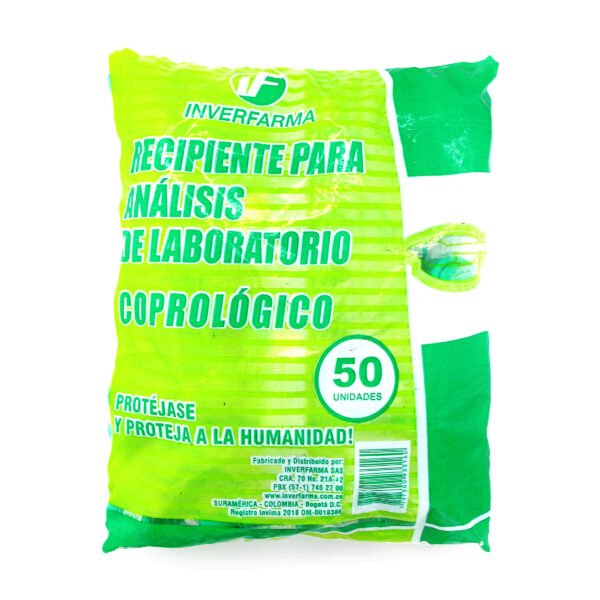 Caja Coprologica Inverfarma 50 Und