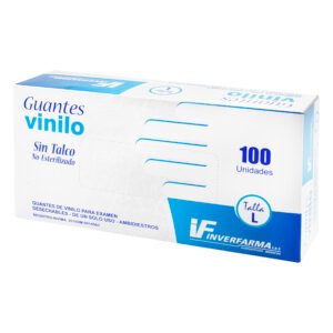 Guante De Vinilo L 100 Ud Inverf.