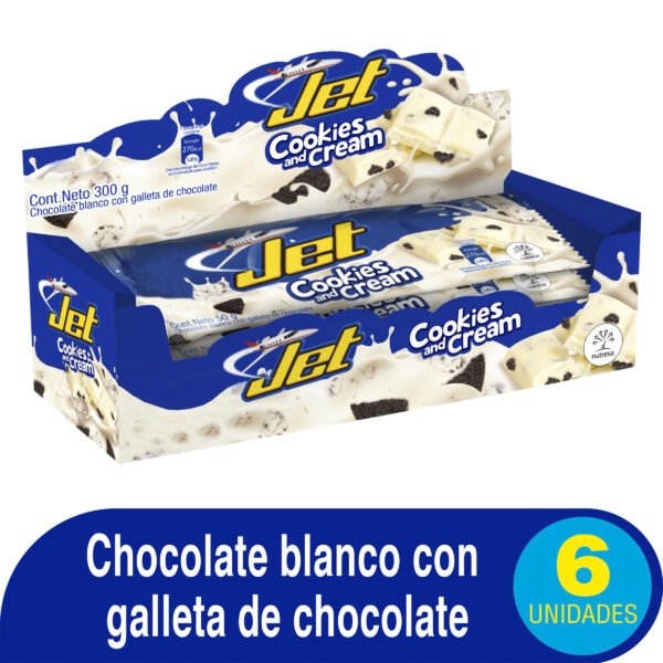 Chocolatina Jet Cookies And Cream 6 Und