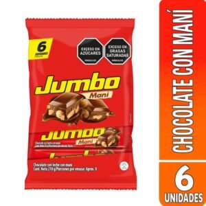 Chocolatina Jumbo Mani 35 Gr 6 Unds