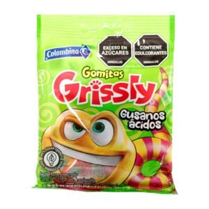 Goma Grissly Gusanos 72 Gr