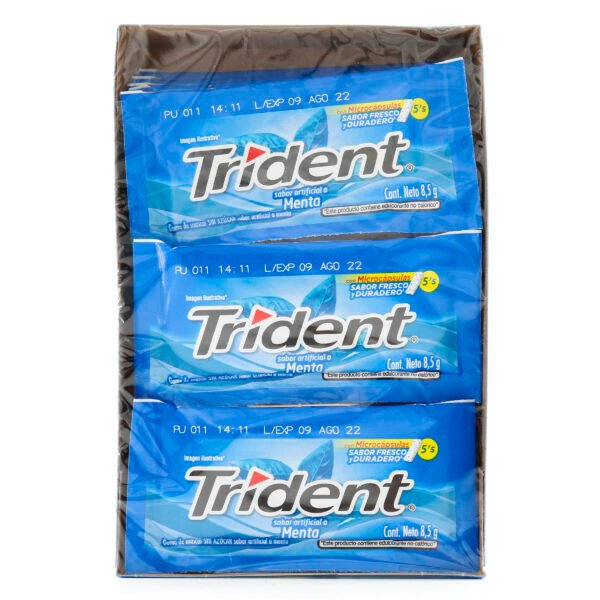 Trident 5s Menta Pos Display 18 Ud 8.5g
