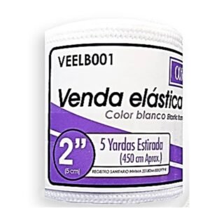 Venda Elastica Blanca Alfa 2x5