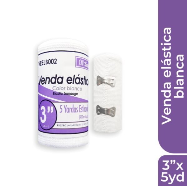 Venda Elastica Blanca Alfa 3x5